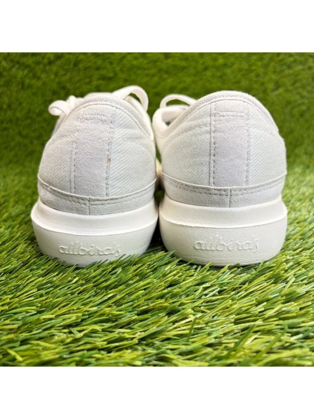 Allbirds Wool Piper 2 Womens Size 9 White Athletic Running Shoes Sneakers